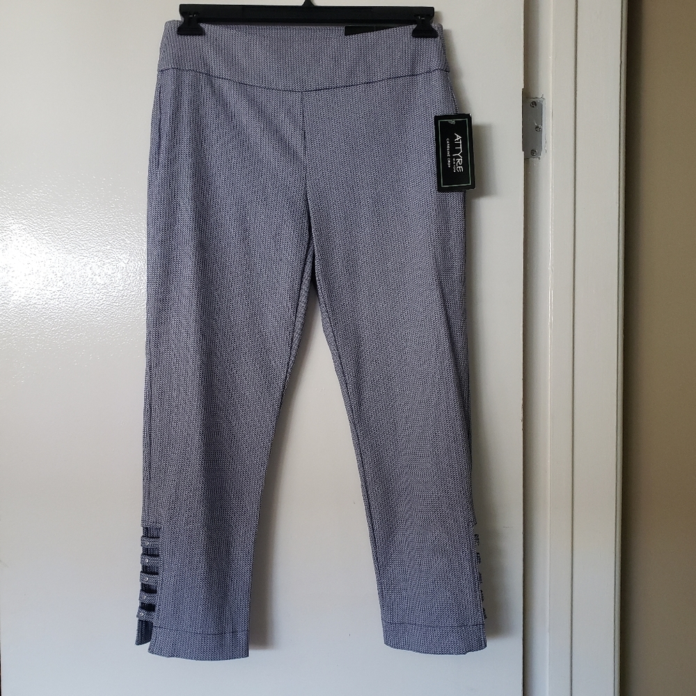 Attyre New York Women's Caroline Crop Pull-On Pant NWT Size 6